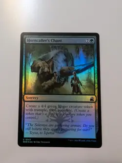 MTG - Horncaller's Chant (Foil) - Ravnica Remastered NM/M Condition - Image 1