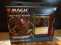 MTG Universes Beyond: Warhammer 40K - Tyranid Swarm Commander Deck - New Sealed - Image 1