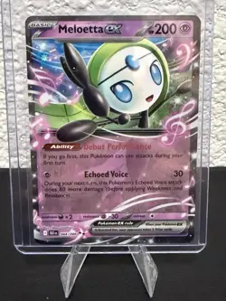 Pokemon TCG Meloetta ex 044/086 Black Bolt Double Rare Holo NM - Image 4
