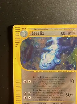 Pokemon Card-Steelix-H23/H32-Aquapolis- Holo-ENG-Played-SWIRL - Image 4