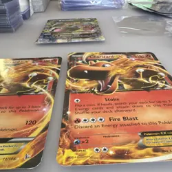 Pokemon TCG EX Holo Charizard EX 11/106 XY Flashfire Card - Image 4