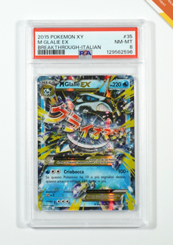 Pokemon PSA 8 M Glalie EX #35 XY Turboblitz 2015 Italiano - Image 1