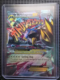 Pokemon Mega Metagross EX XY35 Full Art Promo Holo Mega Evolution 220 HP - Image 1