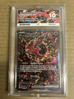 Pokemon Oricorio Ex Black Star Promo Ace 10 & Free Arceus V Special Art Ace 4 - Image 2