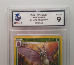 Venomoth Silver Tempest 002/195 Reverse Holo MGC Grade 9 Pokemon Slab - Image 2