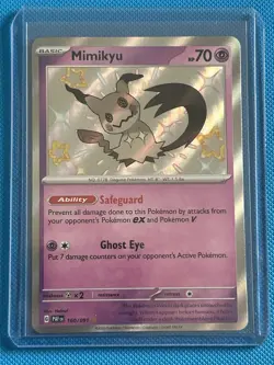 Pokemon Mimikyu 160/091 SV: Paldean Fates Shiny Rare - Image 1