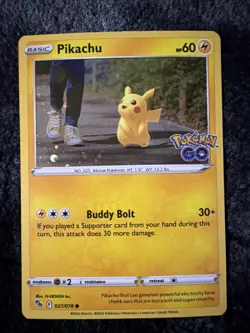 Pikachu - (Cosmos Holo) Promo Holo 027/078 MP Pokemon TCG - Image 1