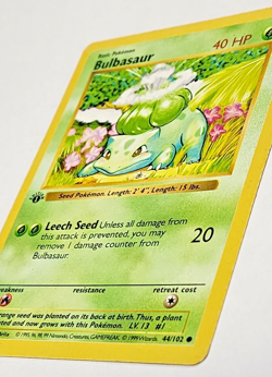 Pokemon PSA 8 1st Edition Bulbasaur 044/102 Base Set (Shadowless) NM - Image 4
