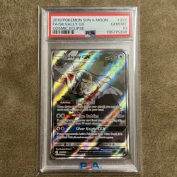 Silvally GX Full Alt Art 227/236 Cosmic Eclipse Pokemon PSA 10 GEM MINT LOW POP - Image 1