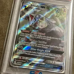 Silvally GX Full Alt Art 227/236 Cosmic Eclipse Pokemon PSA 10 GEM MINT LOW POP - Image 3