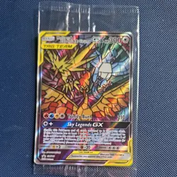 Pokemon TCG Moltres & Zapdos & Articuno GX SM210 And Pikachu At The Museum - Image 1