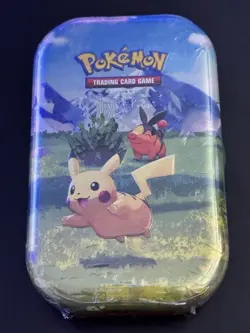 Pokemon TCG Tin Pikachu Unopened - Image 1