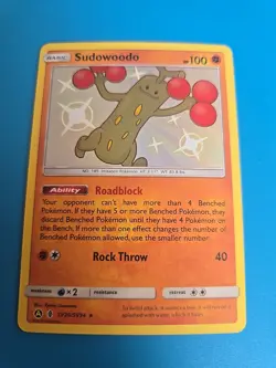 Pokemon TCG Sudowoodo SV20/SV94 SM Hidden Fates 2019 Shiny Vault- NM - Image 1