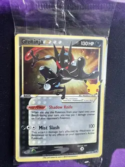 SEALED Greninja Gold Star SWSH144 Pokemon Celebrations - Image 1