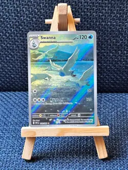 Pokemon Swanna 110/086 Illustration Rare SV: White Flare Full Art NM+ - Image 1