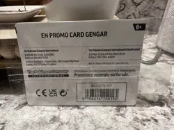 Pokemon TCG Gengar GameStop Promo Factory Sealed - Image 2