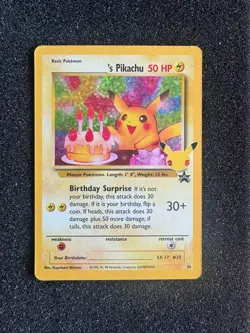 Pokemon Pikachu Birthday - Celebrations Classic Collection - Birthday Pikachu 24 - Image 1