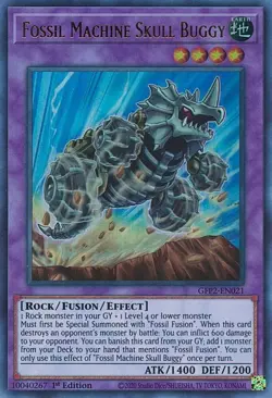 GFP2-EN021 Fossil Machine Skull Buggy 1st Edition Ultra Rare NM YuGiOh TCG - Image 1