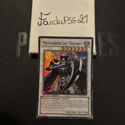 carte YU-GI-OH CT09-FR007 Highlander Des Tenebres - Image 1