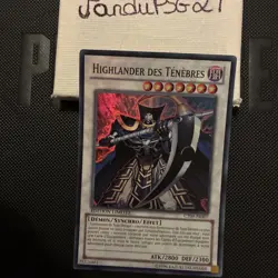 carte YU-GI-OH CT09-FR007 Highlander Des Tenebres - Image 2
