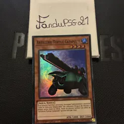 Carte Yu Gi Oh Artillerie Tortue Catapulte Mp21 Fr099 Super Rare - Image 1