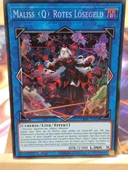 Maliss (Q) Rotes Losegeld CRBR-DE018 Collectors Rare Deutsch NM YUGIOH - Image 1