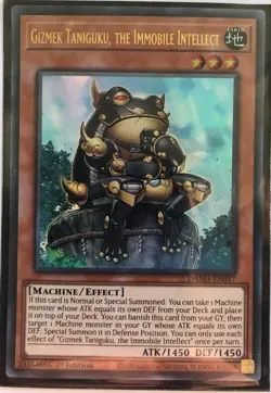 YuGiOh! Gizmek Taniguku, the Immoblie Intellect DAMA-EN017 Ultra Rare 1st Ed NM - Image 1