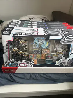 6 x NEW SEALED POKEMON UNOVA HEAVY HITTERS PREMIUM COSTCO COLLECTION SEALED 🔥 - Image 1