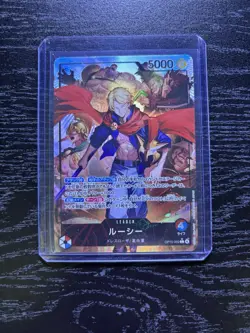 One Piece Card Game TCG Lucy OP15-002 Alt Art Leader M/NM Condition - Image 1