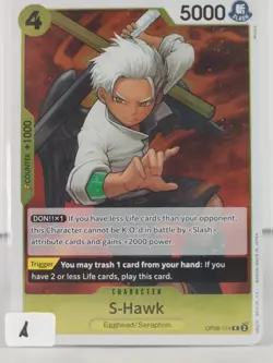 S-Hawk - Rare - Two Legends OP08 114 - One Piece -A - Image 5