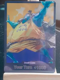Jinbei Custom Don Card Lakers Eng One Piece Card Games OPTCG Holo - Image 2