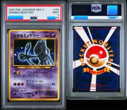 Pokemon Card Shining Mewtwo 015 Neo4 Darkness & Light Japanese PSA 9 Vintage JP - Image 1