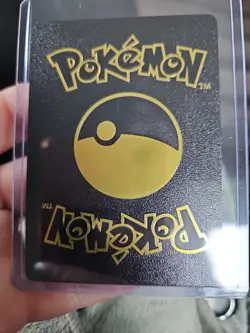 Flapple VMAX Rainbow Black Foil Fan Art Vinyl Collector Pokemon Card 164/163 - Image 2