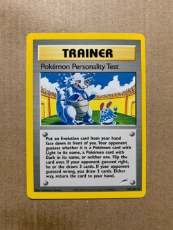 Pokemon Personality Test 102/105 Neo Destiny - Uncommon Pokemon Card - NM/Mint - Image 1