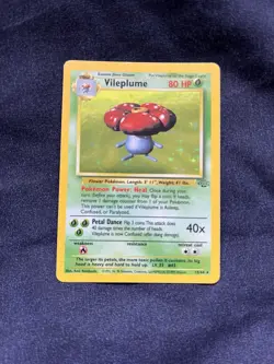 Pokemon TCG Jungle Vileplume Holo Rare Card 15/64 Unlimited - Image 1