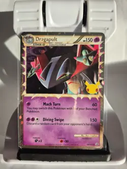 Pokemon TCG Dragapult SWSH132 Celebrations Black Star Promo Holo Card - Image 1