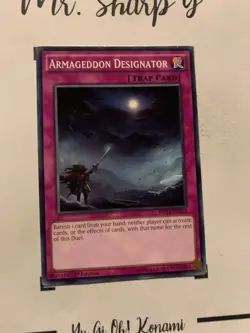 ARMAGEDDON DESIGNATOR - 1st EDITION MP14-EN112 ENGLISH YU-Gi-Oh! CARD COMMON - Image 4