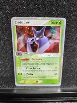 Pokemon TCG Crobat EX Deoxys Holo Card 96/107 Near Mint - Image 1