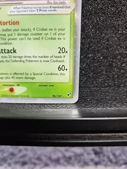 Pokemon TCG Crobat EX Deoxys Holo Card 96/107 Near Mint - Image 4