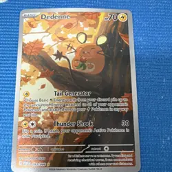 Pokemon Dedenne Full Art Holo Rare 70 HP POR 093/088 English Card - Image 1