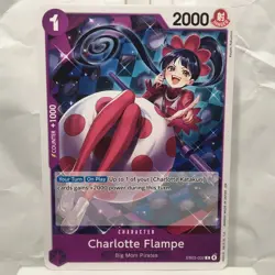 Charlotte Flampe EB03-032 C One Piece Heroines Edition EB03 Card NM - Image 1