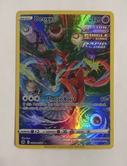 Pokemon TCG Deoxys Holo Card GG12/GG70 Crown Zenith Galarian Gallery Ultra Rare - Image 1