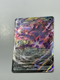 Pokemon TCG Eternatus VMAX Darkness Ablaze Holo Ultra Rare Card 117/189 NM - Image 2