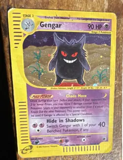 Pokemon Gengar 013/165 Expedition Base Set Holo Rare Stage 2 90 HP 2002 Card - Image 1