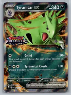 Tyranitar ex (Prismatic Evolutions Stamp) Miscellaneous Cards & Products 064/131 - Image 1