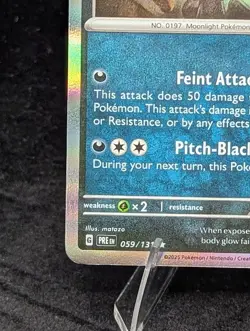 Umbreon – 059/131 – Prismatic Evolution - Holo Near Mint Pokemon Card TCG - Image 5