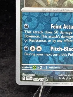 Umbreon 059/131 Reverse Holo – Prismatic Evolutions Pokemon TCG Card NM - Image 5