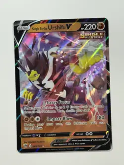 Single Strike Urshifu V (85/163) Full-Art Pokemon card - Image 1