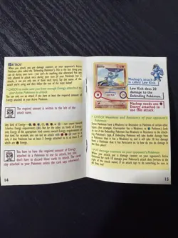 1999 Pokemon Trading Card Game Advanced Rulebook Version 1-WOTC Nintendo Vintage - Image 3