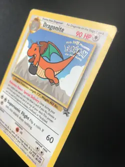 Dragonite #5 Wizards of the Coast black star promo Pokemon non-holo rare card - Image 2